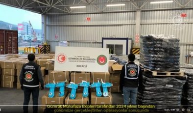 Gümrük Muhafaza Ekiplerince 135 milyon değerinde kaçak oto yedek parçası ele geçirildi