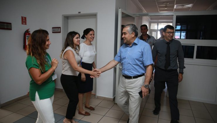 Rektör Bülent Kent, ADÜ Hastanesi Başhekimliğini Ziyaret Etti