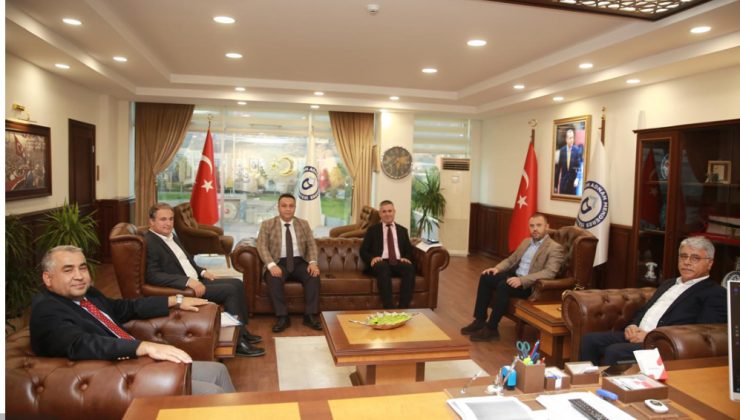 ÖSYM Başkan Yardımcıları, ADÜ Rektörü Prof. Dr. Bülent Kent’i Ziyaret Etti