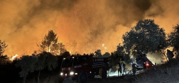 Türkiye yanıyor! NASA verileri: 5 bin 19 hektar alan yangından etkilendi