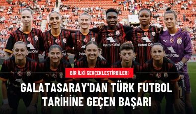 Galatasaray’dan Türk futbol tarihine geçen başarı