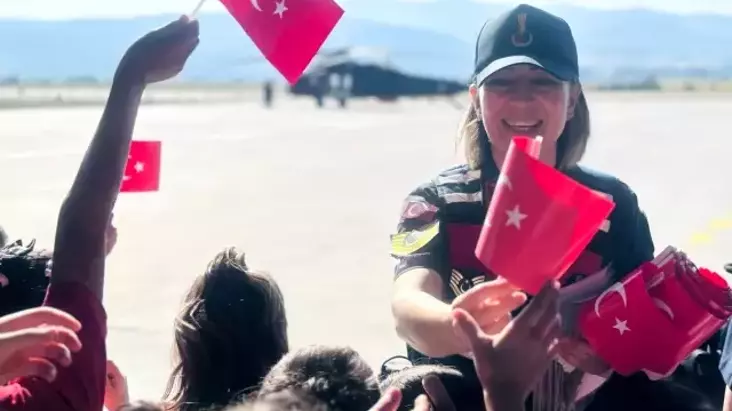 Aydın Helikopter Filo Komutanlığı, Atça Ali Sönmez İlkokulu Öğrencilerini Ağırladı
