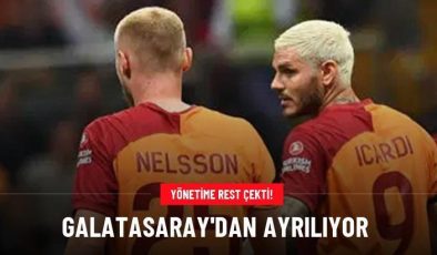 Galatasaray’dan ayrılıyor