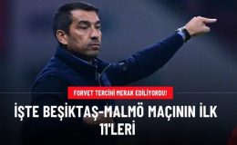 İşte Beşiktaş-Malmö maçının ilk 11’leri