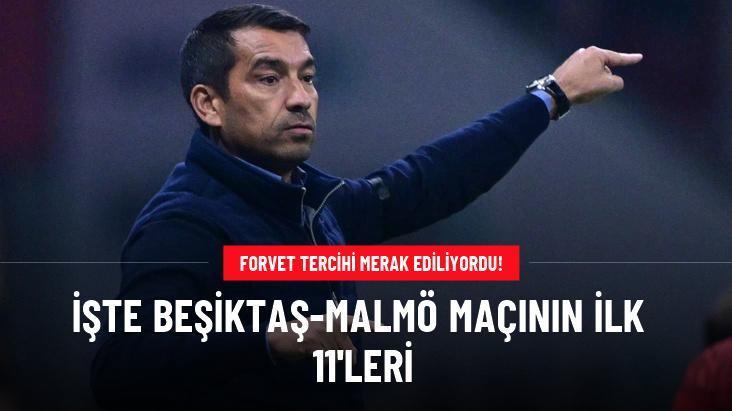 İşte Beşiktaş-Malmö maçının ilk 11’leri