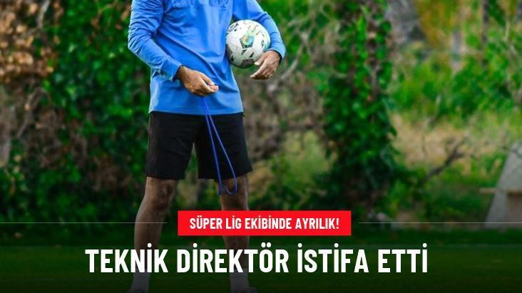 Teknik direktör istifa etti