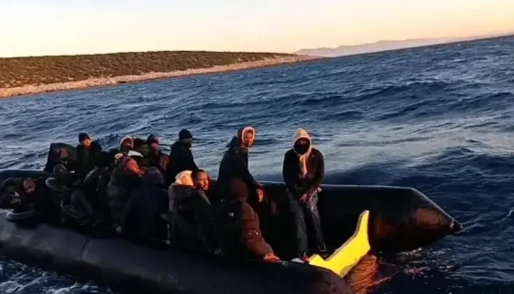 Didim’de İHA ile 37 Düzensiz Göçmen Yakalandı