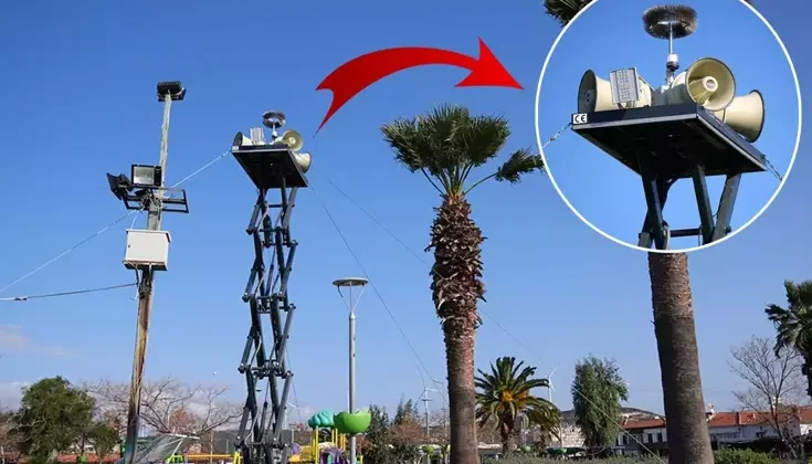 AFAD bir şehri alarma geçirdi! Sahile dev sirenler yerleştirdiler