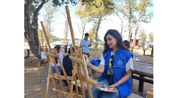 Gençler Milli Park’ta sanatla buluştu