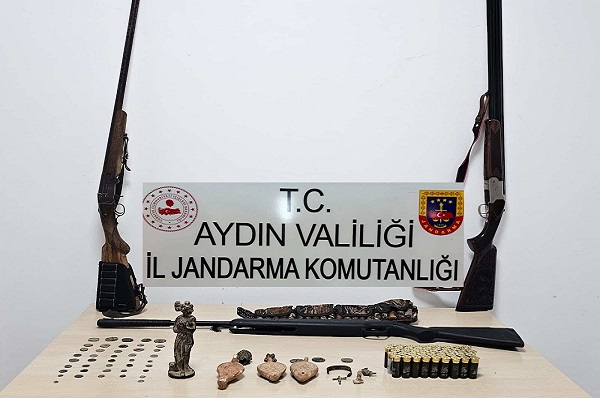 AYDIN’DA “ANADOLU MİRASI” OPERASYONU: TARİHİ ESER KAÇAKÇILARINA DARBE!